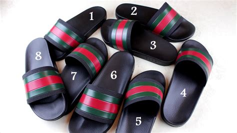 gucci fake not slides|faux gucci flip flops.